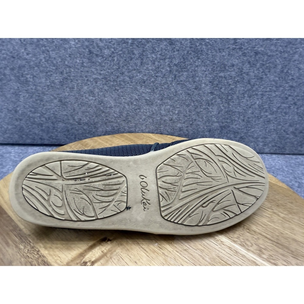 Olukai Waialua Mesh Gray‎ & Pink Casual Slip On Loafers Shoes Women's 5 - Picture 6 of 9